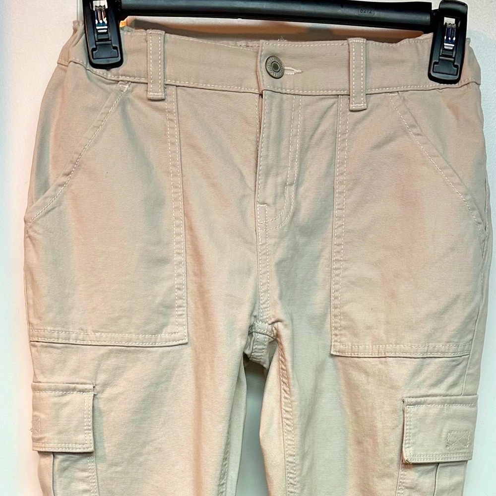 Thereabouts - Stone Flare Girls Cargo Pants (Size 14) - So Trendy and Cute!